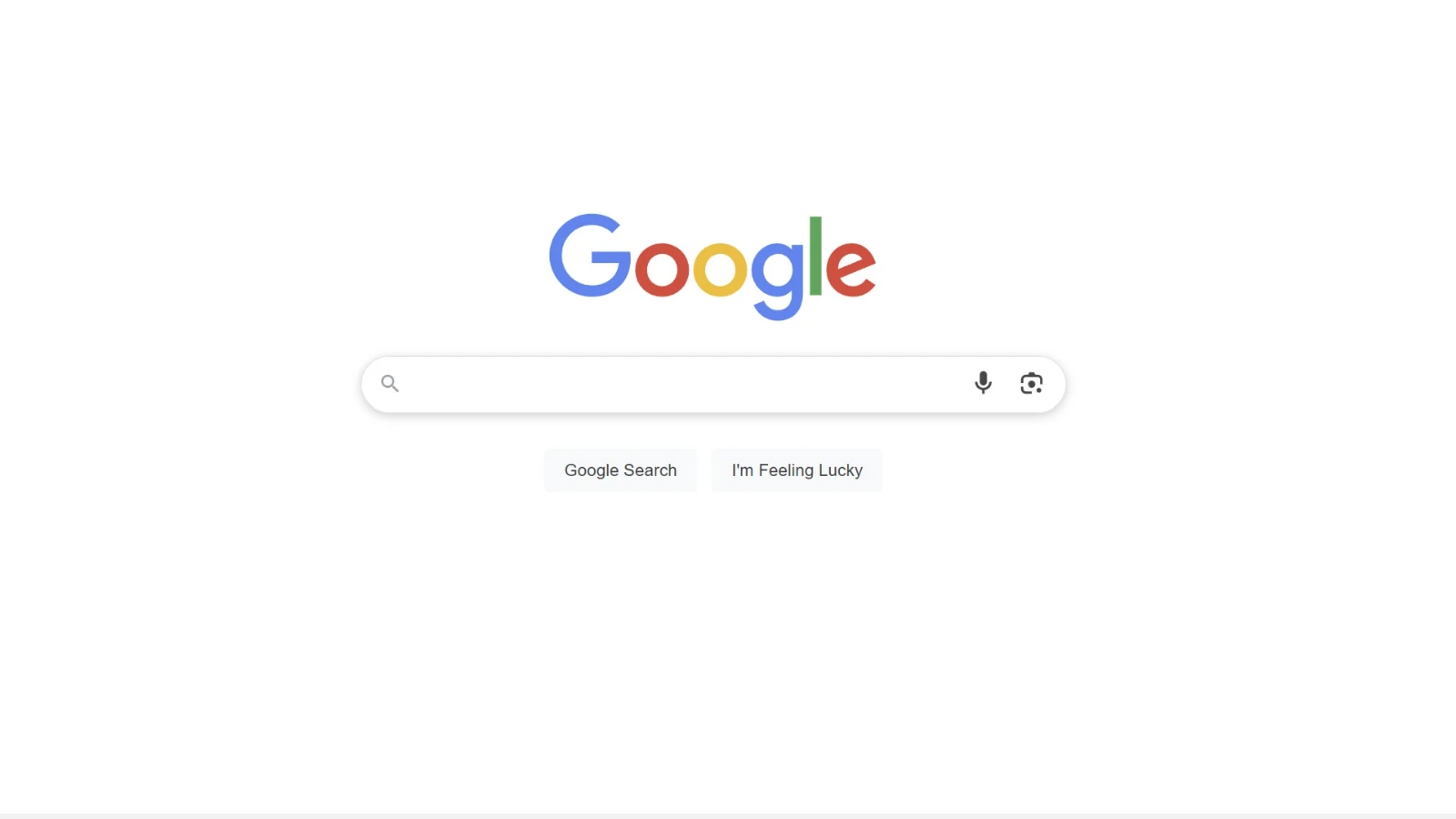 Front Page of google image